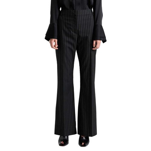 Cue Pinstripe Bootleg Pant